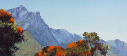 Flowering Gums From Signal Hill | 2020 | Oil on Canvas | 42 x 55 cm